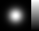 Gaussian with grayscale color map