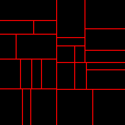 k-d tree partitioning